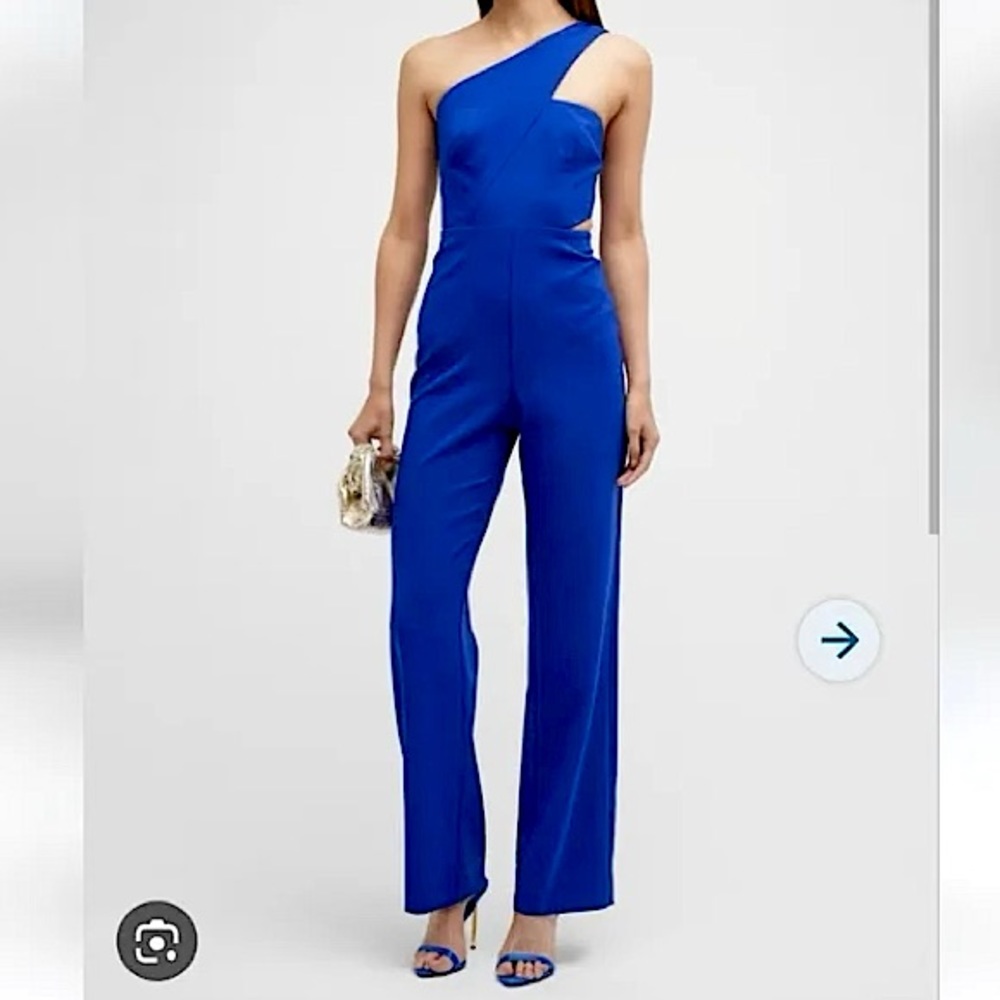 Aidan Mattox Royal Blue Pant Suit